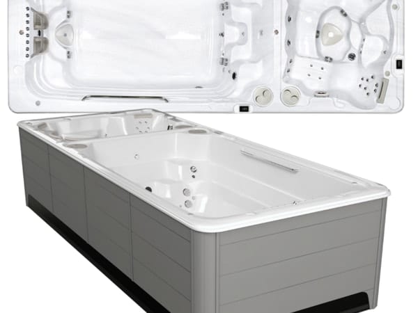 Hydropool AquaTrainer 19DTAX Swim Spa selbstreinigend Garten