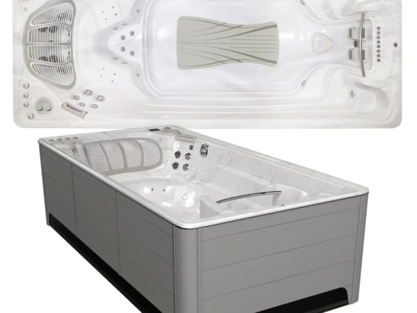 Hydropool AquaTrainer 19EX Swim Spa selbstreinigend Garten