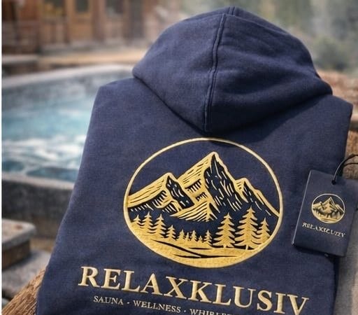 Relaxklusiv Premium Hoodie – Unisex – Bild 3