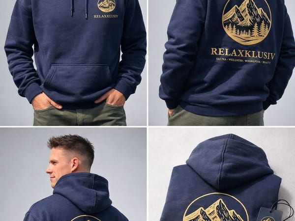 Relaxklusiv Premium Hoodie – Unisex – Bild 5