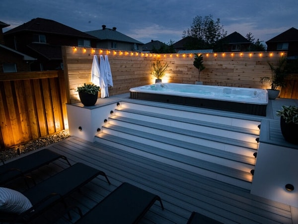 Swim Spa Aqua Play 13FFP mit Whirlpool und Massagedüsen im Raum Köln und Düsseldorf