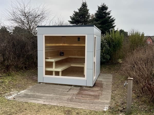 Gartensauna GABI mit Glasfront – Bild 14