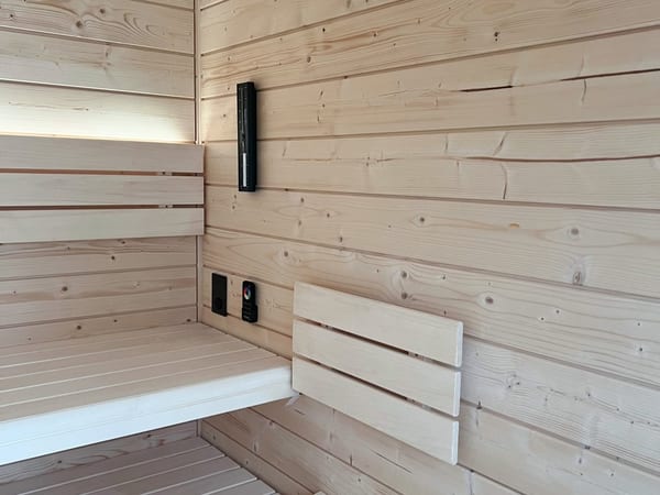 Gartensauna GABI mit Glasfront – Bild 29