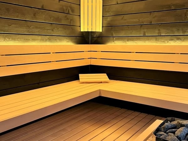 Gartensauna GABI mit Glasfront – Bild 26