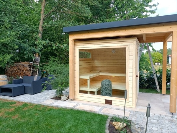 Außensauna Gabi von Relaxklusiv aus Vettelschoß - Premium Gartensauna