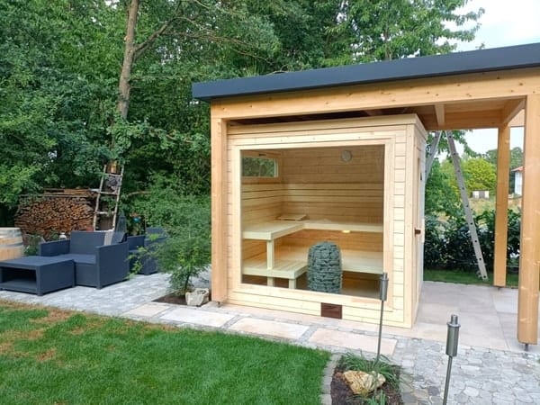 Außensauna Gabi von Relaxklusiv aus Vettelschoß - Premium Gartensauna