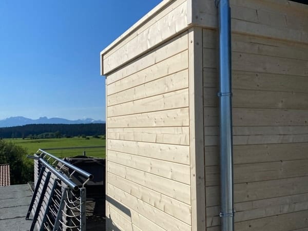 Gartensauna GABI mit Glasfront – Bild 11